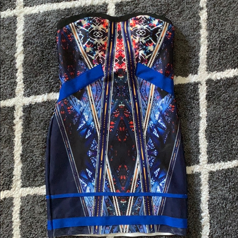 Wow couture blue dress